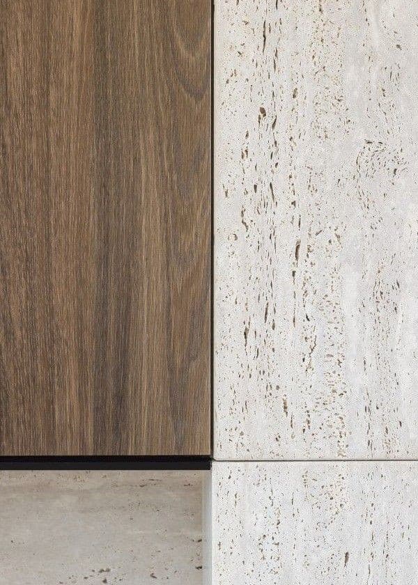 wood stone material samples comparison